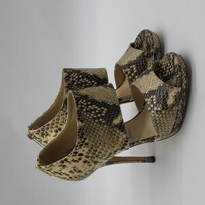 1429- Jimmy Choo Women's High Heels Sandals Size 6.5 Made In Italy